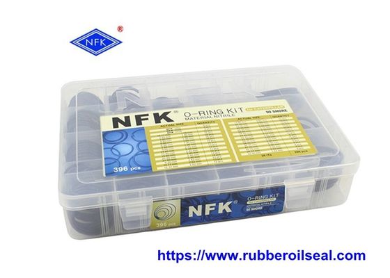 NBR90 Hardness O Ring Seal Kit 369 Pieces 36 Sizes Excavator Repair Box Fit CAT Hydraulic Parts